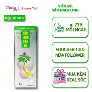 Viên Sủi Sâm Ngọc Linh Quasapharco Bồi Bổ Cơ Thể Tăng Cường Đề Kháng - 10 Viên/ Tuýp