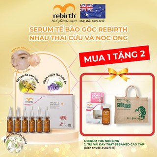 Bộ 06 Serum tế bào gốc Rebirth nhau thai cừu & nọc ong (10ml x 6chai)