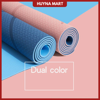 Thảm tập Yoga TPE cao cấp 2 Lớp Dày 6-8mm HUYNA MART T07