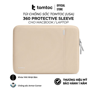 Túi chống sốc Tomtoc Protective 360 cho Macbook Air/Pro 13 /Pro 14 /Air 15/Pro 16 - Hàng chính hãng