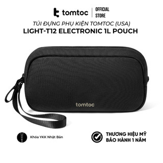 Túi đựng phụ kiện quốc dân tomtoc light-t12 electronic accessory pouch 1l – t12s1