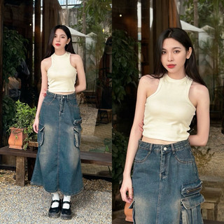 Áo thun ba lỗ gân tăm cotton