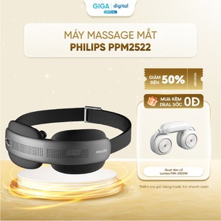 Máy massage mắt Philips PPM2522 - Chườm ấm 3 cấp độ - Kết nối bluetooth vừa massage vừa nghe nhạc - BH 24 Tháng