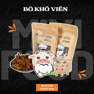 [HN - CHÍNH HÃNG] Bò khô viên, MIXIFOOD tuyệt phẩm thịt bò chất lượng cao, SIÊU NGON - ĐẬM ĐÀ