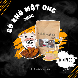   HN - CHÍNH HÃNG  Bò mật ong đặc biệt MIXIFOOD tuyệt phẩm thịt bò chất lượng cao túi 200G SIÊU NGON - ĐẬM ĐÀ 