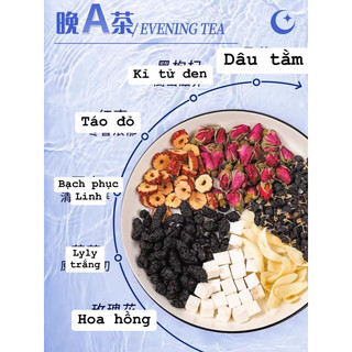 Set trà vitamin A C sáng A tối C