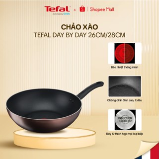 Chảo xào sâu lòng chống dính đáy từ Tefal Day By Day G1437705/G1431905 - 26cm/28cm