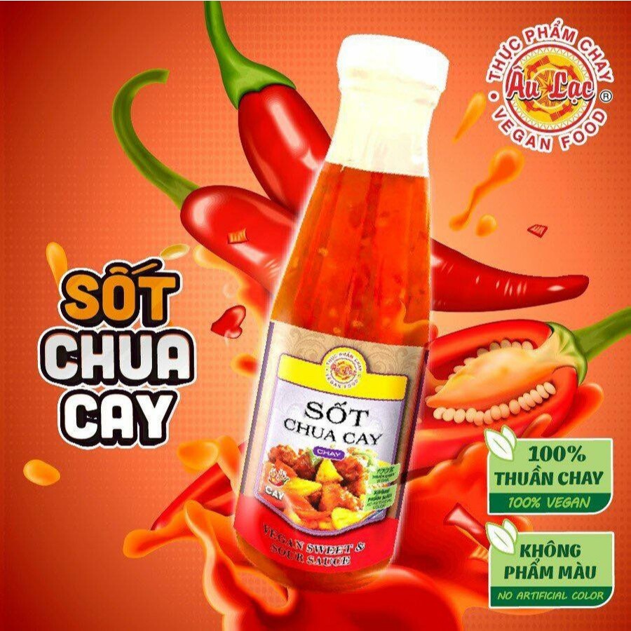 Sốt Chua Cay Chay Âu Lạc 280ml