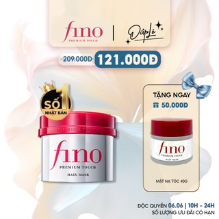Kem ủ tóc cải thiện tóc hư tổn Fino Premium Touch 230g