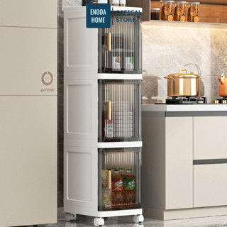 Tủ Đựng Gia Vị ENODA HOME, Tủ Đựng Đồ Khe Hẹp, Tủ Khe Hẹp Có Bánh Xe Tận Dụng Không Gian Bếp TUN006