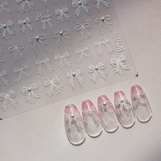Sticker nail lụa trang trí móng tay dán móng