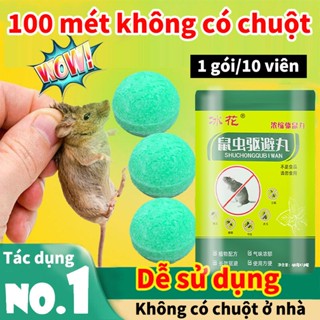 ☠Hiệu ứng 100%☠ thuốc đuổi chuột trong nhà băng phiến đuổi chuột(1gói 10 viên)Thành phần thực vật an toàn, không độc hại