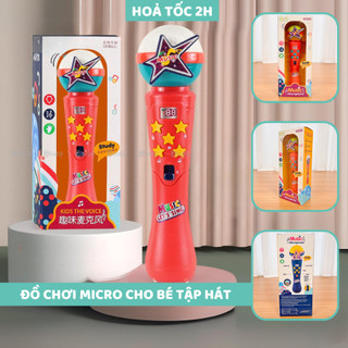 Micro bluetooth cầm tay cho bé tích hợp loa phát nhạc NewStar
