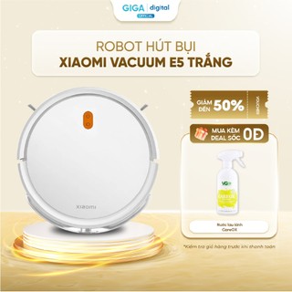 Robot hút bụi lau nhà Xiaomi Vacuum E5 - Lực hút 2000Pa - Ba cấp độ hút giúp làm sạch sâu lông/tóc và bụi bẩn