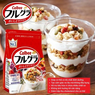 Ngũ cốc CALBEE Nhật 700G Túi Đỏ và Túi Trắng (date 08/2026)