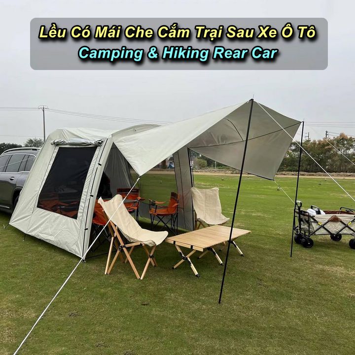Lều Ô Tô SUV Cắm Trại Sau Xe Camping & Hiking Rear Car Cao Cấp CT-ST596