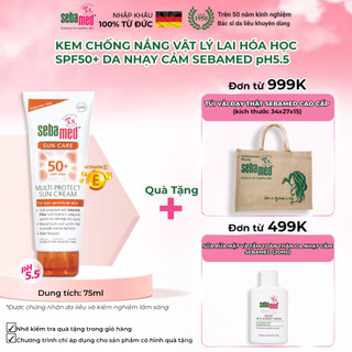 Kem chống nắng cao SPF50+ da nhạy cảm Sebamed Multi Protect Sun Cream (75ml)
