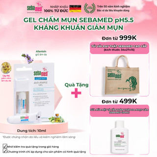 Gel giảm mụn kháng khuẩn & làm dịu da Sebamed Clear Face Anti-Pimple pH5.5 (10ml)