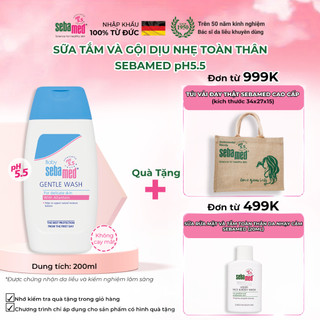 Sữa tắm gội toàn thân cho bé sebamed pH5.5 (200ml)