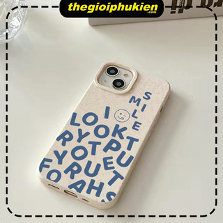 Ốp lưng iphone mềm lúa mạch smile nhiều chữ 6/6splus/7/8/plus/x/xs/11/12/13/14/15/pro/max/plus/promax - lm2015