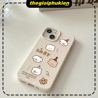 Ốp lưng iphone mềm lúa mạch Baby bear 6/6splus/7/8/plus/x/xs/11/12/13/14/15/pro/max/plus/promax - lm2017
