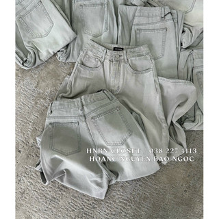 (Ảnh thật - có sẵn) Quần jean xám nhạt QCCC size S