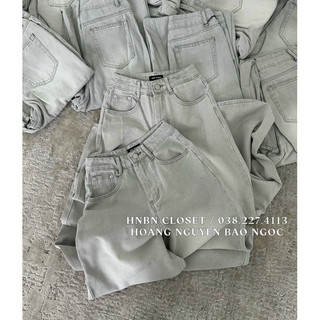 (Ảnh thật - có sẵn) Quần jean xám nhạt QCCC size S
