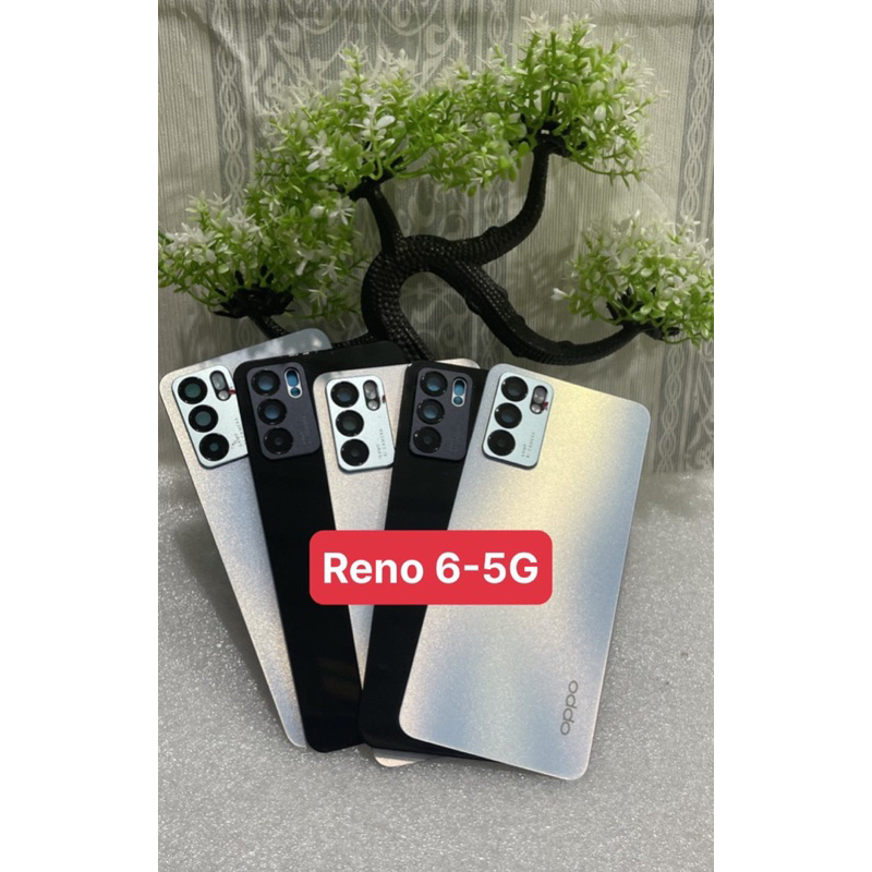 nắp lưng điện thoại reno 6-5g/ kính lưng thay thế điện thoại reno 6-5g/ mặc lưng reno 6-5g zin mới