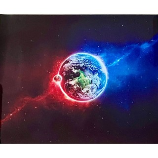 Tranh dán 3D phong cảnh | Trang trí bể cá