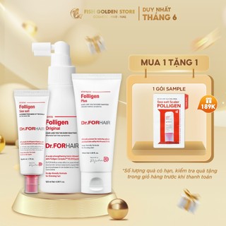 Combo Chăm Sóc Tóc Dr.FORHAIR Hỗ Trợ Giảm Tóc Rụng Và Kích Mọc Tóc Cho Da Đầu