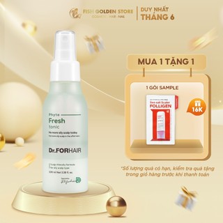 Xịt dưỡng tóc chiết xuất thực vật giảm dầu, nhờn, mùi hôi cho da đầu Dr.FORHAIR Tonic 100ml