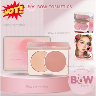  Phấn Má Hồng SWEET MINT 2 Ô Dual-color Combination Blush Chất Phấn Mịn Dễ Tán Trang Điểm Mặt Tự Nhiên Blush12