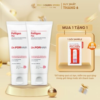 Dầu gội cặp hỗ trợ mọc tóc giảm rụng tóc sạch sâu da đầu Dr.FORHAIR Folligen Plus Shampoo 100ml