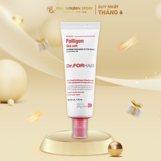 Muối Tẩy Tế Bào Chết Da Đầu Giúp Giảm Dầu Nhờn Hỗ Trợ Mọc Tóc Dr.FORHAIR Sea Salt Scaler 50g
