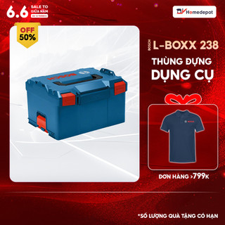 Thùng đựng đồ nghề bosch l-box 238 có kích thước lọt lòng 378x209x306mm 1600a012g2