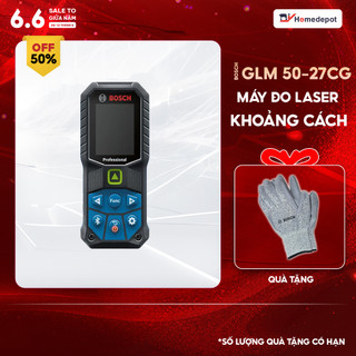Máy đo khoảng cách Laser tia Xanh Bosch GLM 50-27 CG