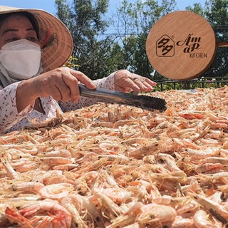 Tôm Đất Khô Cà Mau nguyên vỏ dai ngon ngọt, khô thủ công từ tôm sống thiên nhiên đặc sản Cà Mau, Túi zip 100g, 200g,500g