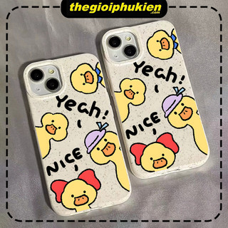 Ốp lưng iphone mềm lúa mạch Vịt vàng nice 6/6splus/7/8/plus/x/xs/11/12/13/14/15/pro/max/plus/promax - lm2020