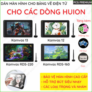 Dán màn hình bảng vẽ điện tử Huion Kamvas 12 13 16 20 22 24 2.5K GT 133 pro plus 116 156 191 RDS 160 191 V1 V2 220 Gen 3