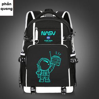 Balo Đi Học Tiểu Học Cấp 1 Nam Nữ Phản Quang Phi Hành Gia Tặng Kèm 2 Sticker