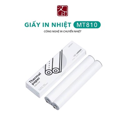 Giấy In Nhiệt A4 Cho Máy MT810 Dạng Cuộn, 50 Tờ A4/Hộp Lưu Bản In 3 năm, Không chứa BPA BPS | Hanin