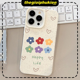 Ốp lưng iphone mềm lúa mạch Happy life 6/6splus/7/8/plus/x/xs/11/12/13/14/15/pro/max/plus/promax - lm2019
