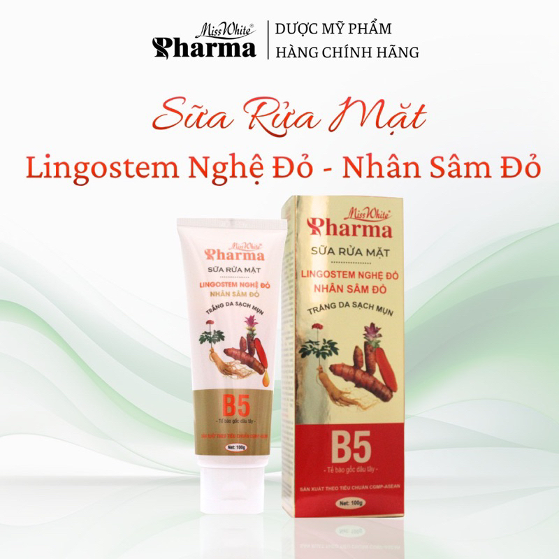 Sữa rữa mặt sạch mụn Đan Sâm Nghệ Đỏ