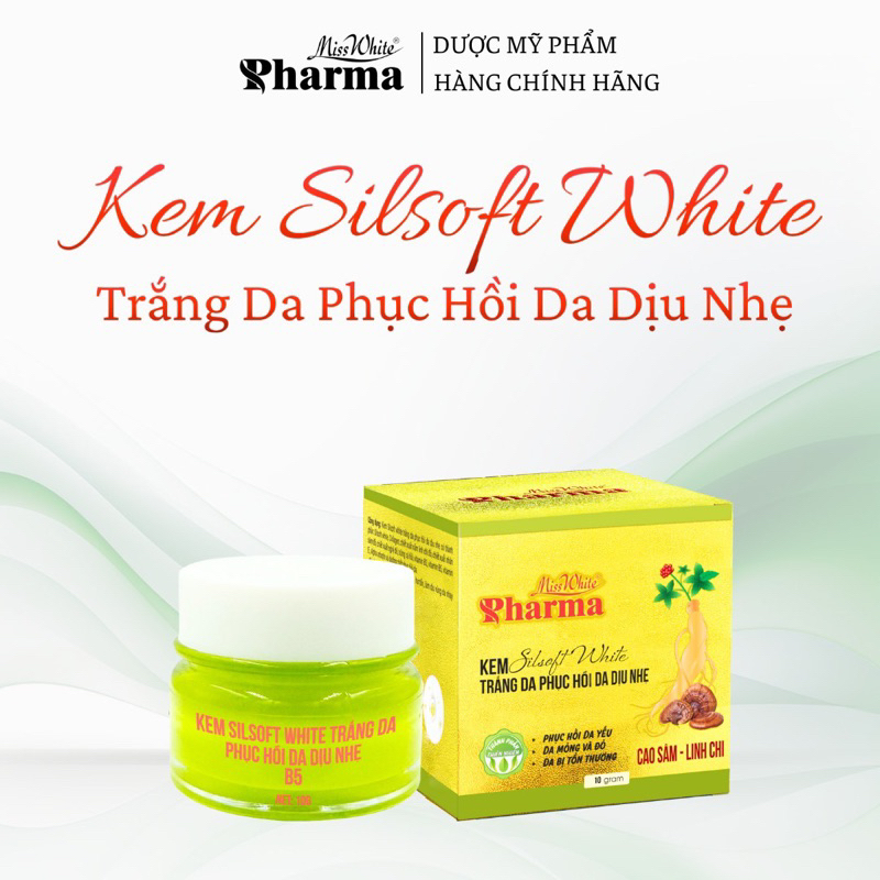 Kem sâm trắng da phục hồi dịu nhẹ da