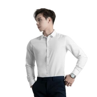 Áo Sơ Mi Nam Dài Tay ⭐FREESHIP⭐ Chất Vải Cotton Mềm Mịn Thoáng Mát Hạn Chế Nhăn Co Giãn Thoải Mái Thời Trang
