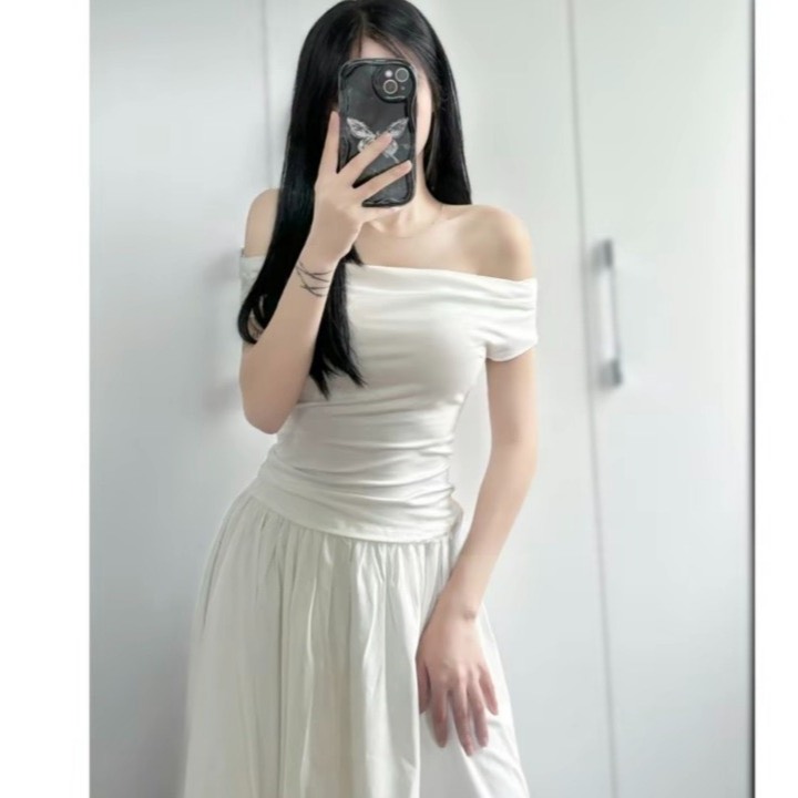 Áo Trễ Vai Nữ Phong Cách Tiểu Thư Thanh Lịch Lên Form Xinh MA855 | BigBuy360 - bigbuy360.vn