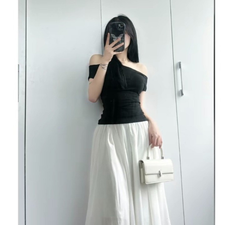 Áo Trễ Vai Nữ Phong Cách Tiểu Thư Thanh Lịch Lên Form Xinh MA855 | BigBuy360 - bigbuy360.vn