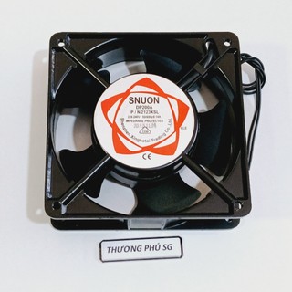 Quạt 12Cm / Dày 3.9Cm ~ 4.0Cm - Chạy điện áp AC: 220V ~ 0.14A (30W)