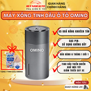 Máy Xông Tinh Dầu Trên Ô TÔ OMINO - Khuếch Tán, Phun Tinh Dầu, Khử Mùi Trên Xe Ô Tô Có Đèn Led