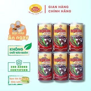 Cháo nếp cẩm minh trung combo 6 lon - chaonepcam 6